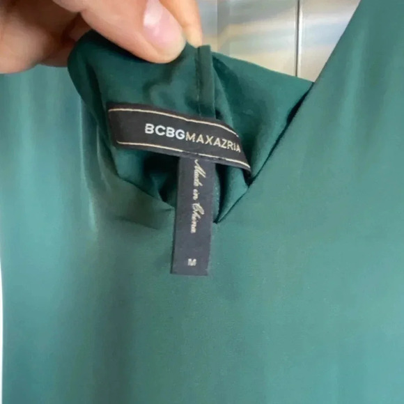 BCBG MazAzria - ‘Shana’ Asymmetrical Green High low dress - Medium - Picture 7 of 7